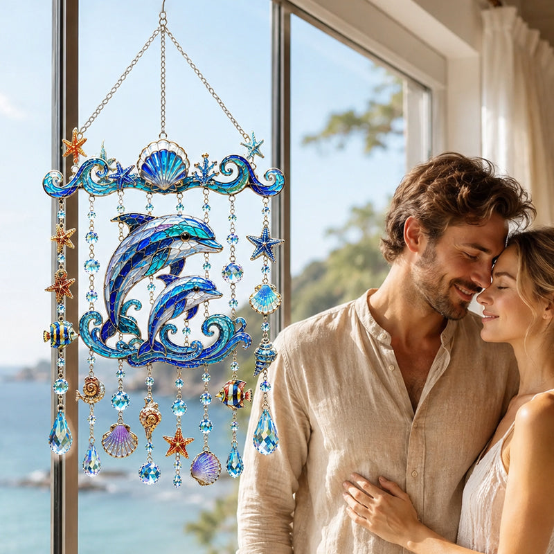 Sparkling Ocean Suncatchers – Cosy Coastal Garden Décor 🌊