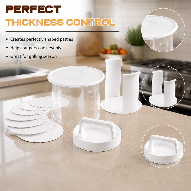 Hand‑Held Burger Patty Maker for Family BBQ & Home Cooking