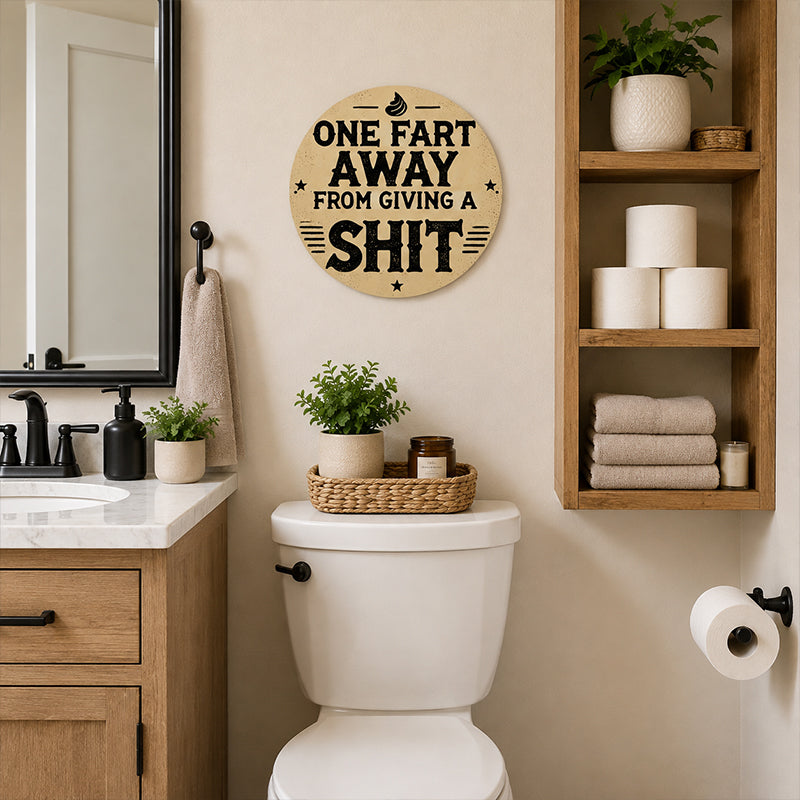 Retro Funny Quote Wall Plaque | Novelty Home Decor