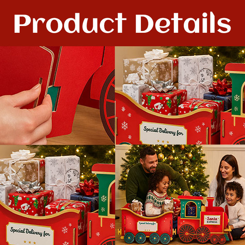 🎁 Der Geschenkezug des Weihnachtsmanns – Verbreiten Sie Weihnachtsstimmung mit Stil! 🚂🎄