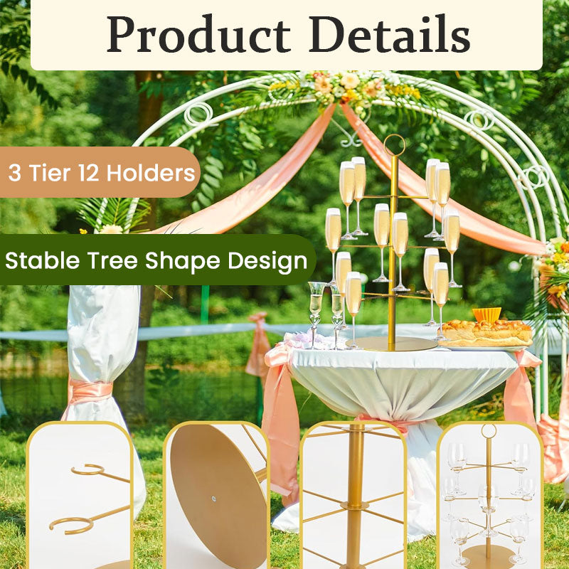 Festlicher, mehrstufiger Präsentationsständer