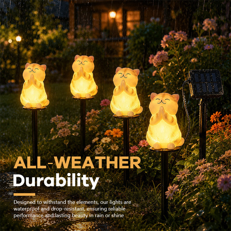 One-to-Four Solar Garden Lights, Lawn Stake Lights, Simulated Animal Waterproof Villa Park Landscape Night Lights