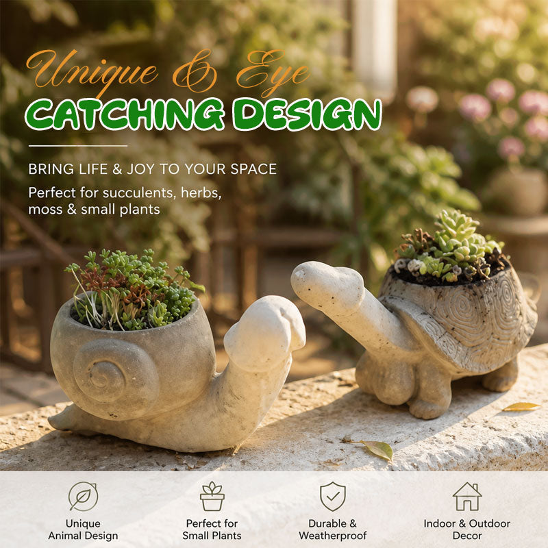Decorative Novelty Plant Pots | Fun Shaped Planters For UK Garden & Patio