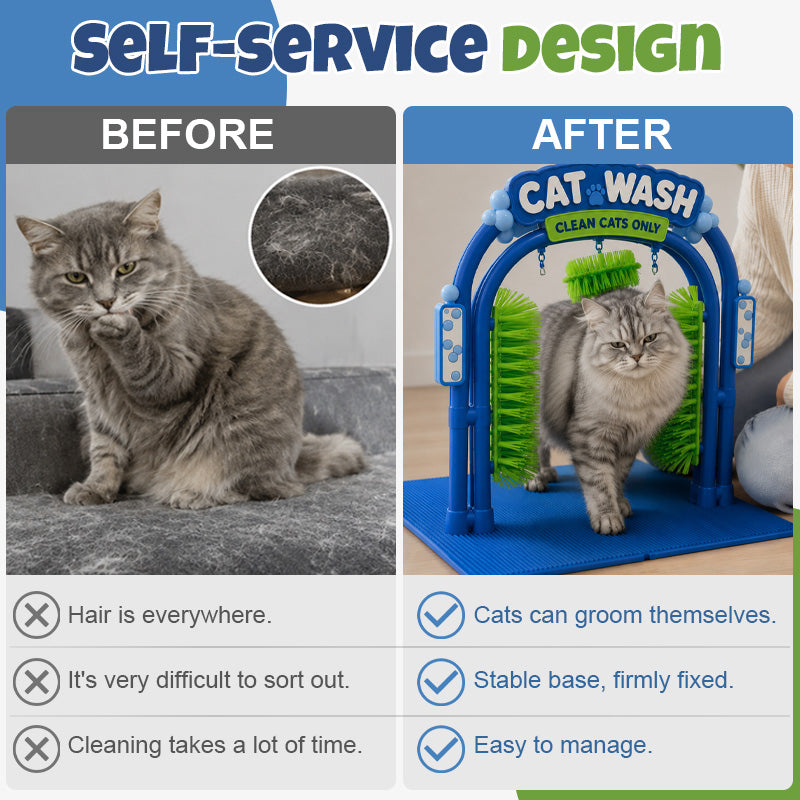 🐱 Self‑Grooming Cat Wash Station