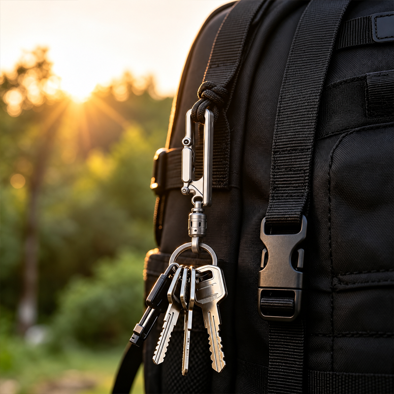 Men's Lightweight Belt Key Clip for Everyday Carry
