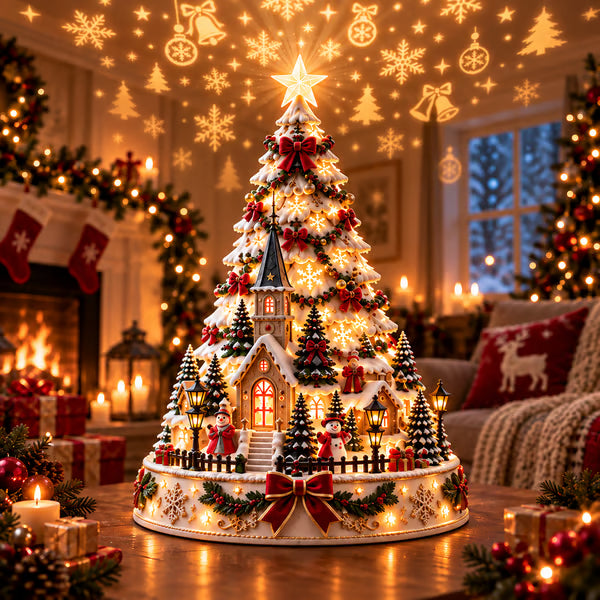 🎄MerryRealm™ Christmas Village Lightscape Tree