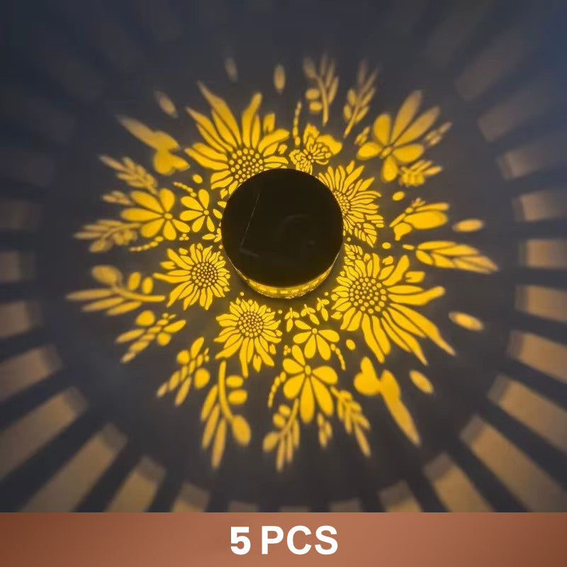 🌞✨✨ Solar-Mandala-Projektionswandleuchte