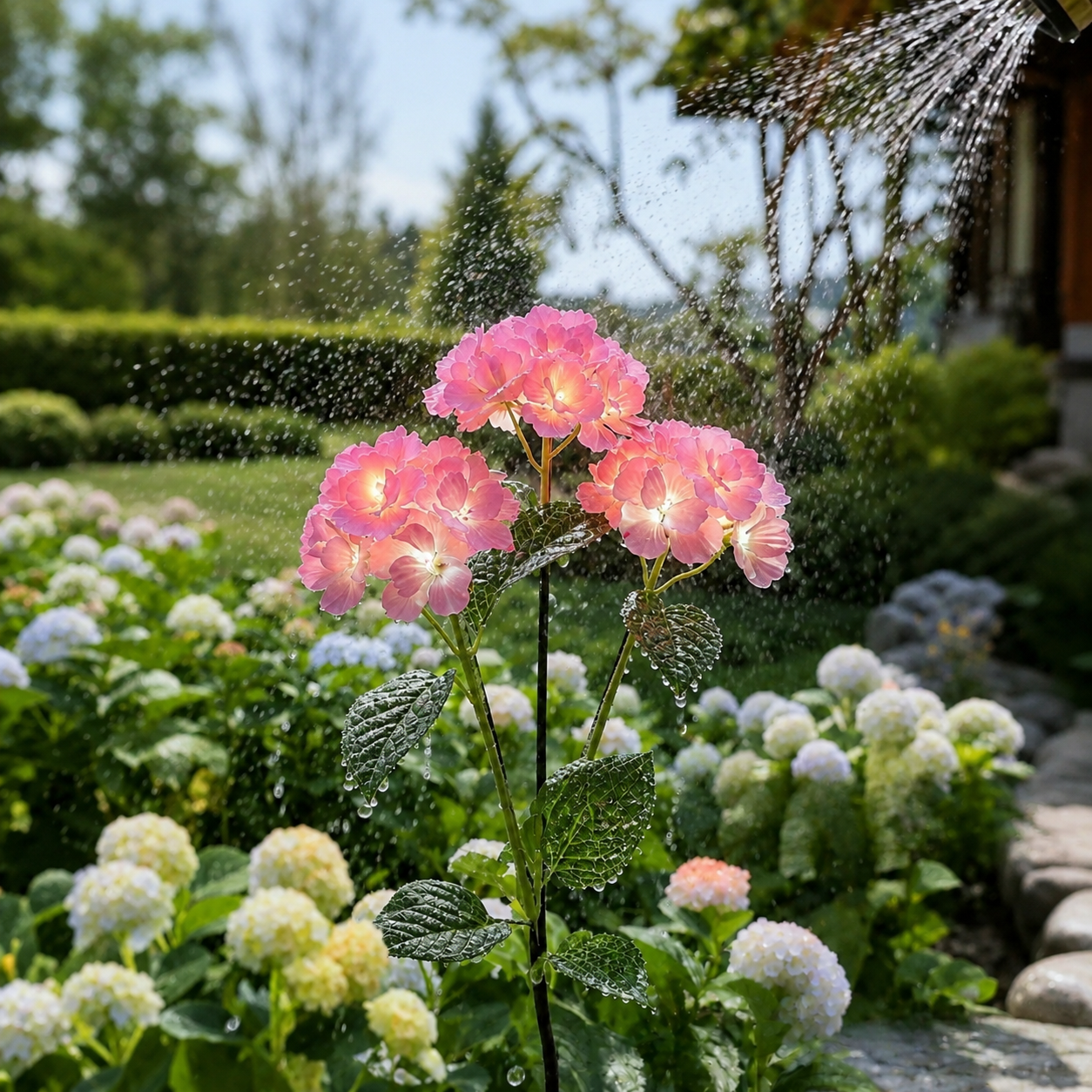 Fairy Hydrangea Lights - Enchanting Outdoor Decor