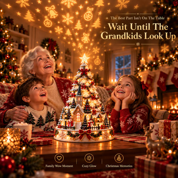 🎄MerryRealm™ Christmas Village Lightscape Tree