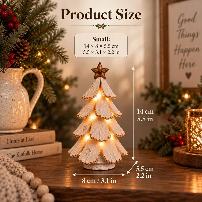 🎄✨ Vintage LED Christmas Tree – Bring Nostalgia to Life! 💡