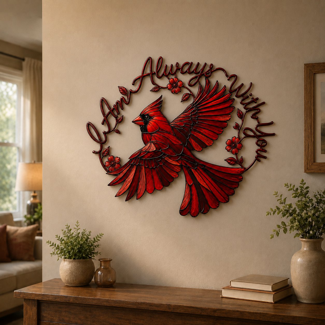 🐦Cardinal Wall Art - I Am Always With You❤️