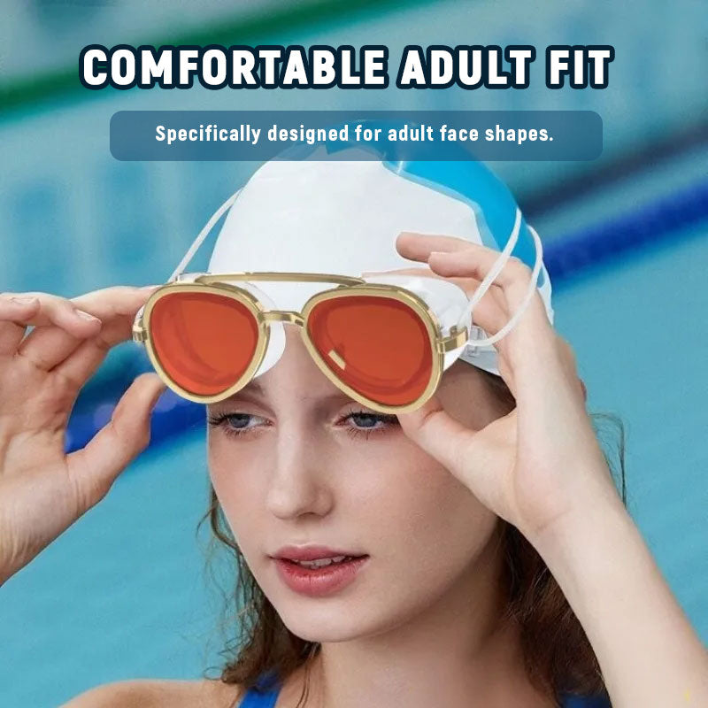 🌊 Schwimmbrille mit freiem Sichtfeld und Antibeschlagbeschichtung