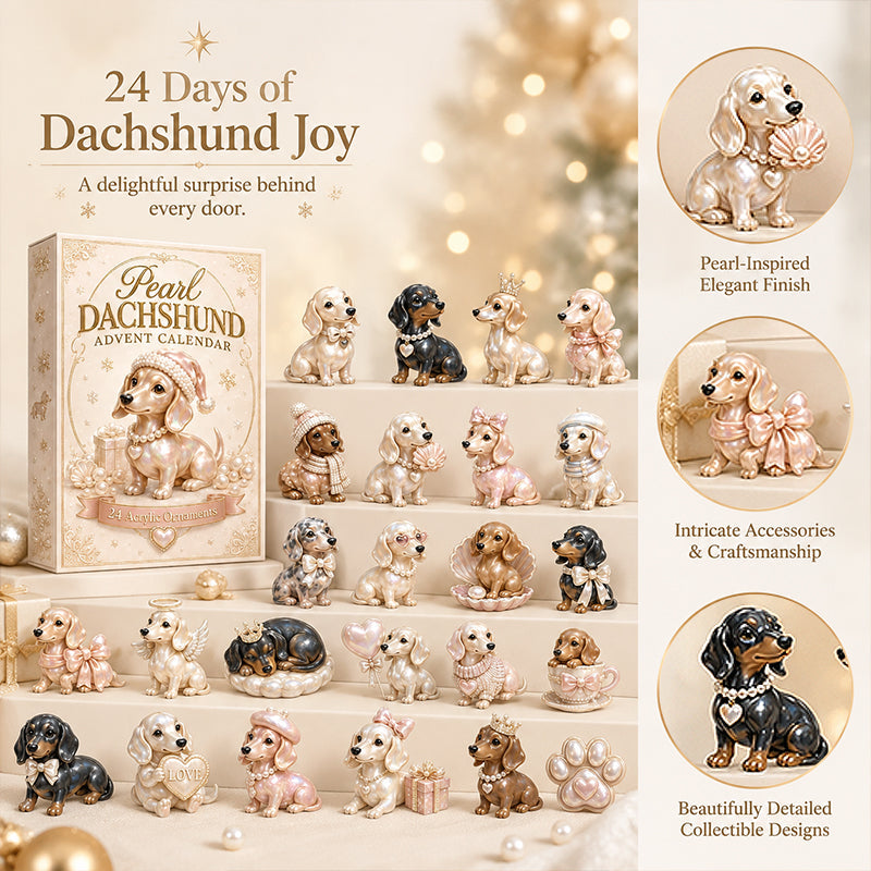 🎄2026 Dachshund Advent Calendar | 24‑Day Collectable Christmas Countdown Gift
