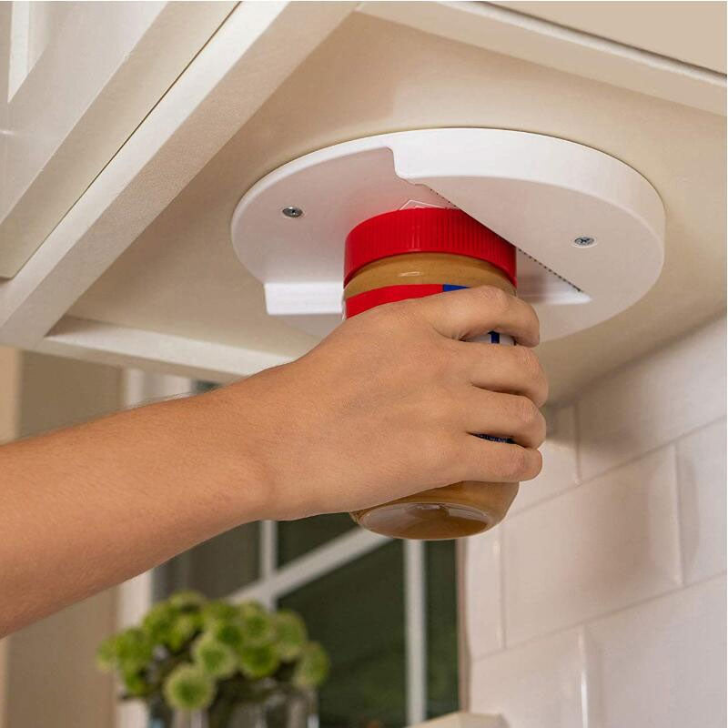 One‑Handed Under‑Cabinet Jar Opener | Ideal for Seniors & Weak Injured Hands