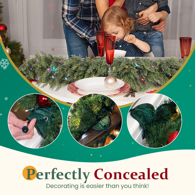 🎄 Christmas Wreath Ties – Secure Your Wreath Decorations