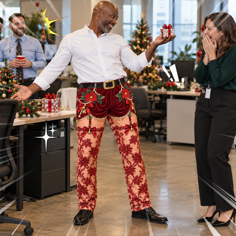 Funny Christmas Illusion Pants