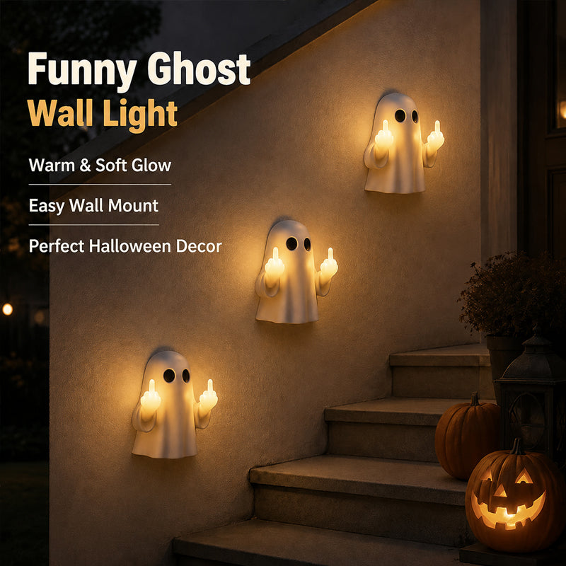 👻 Funny Ghost Porch Night Light | Spooky‑Cute Front Door LED Decor