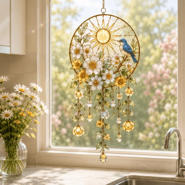 🌈 Crystal Garden Suncatcher – Turn Sunlight Into Beautiful Rainbows