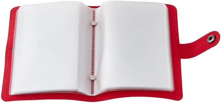 ✝️ Katholischer Heiligenkartenhalter aus echtem Leder – Taschen-Gebetskartenorganizer mit Druckknopfverschluss