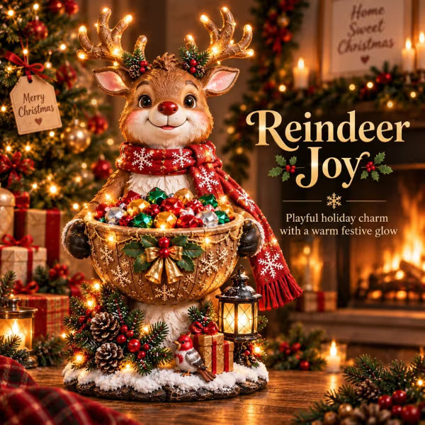 🎄✨ Lighted Christmas Candy Bowl Collection – 5 Festive Holiday Designs