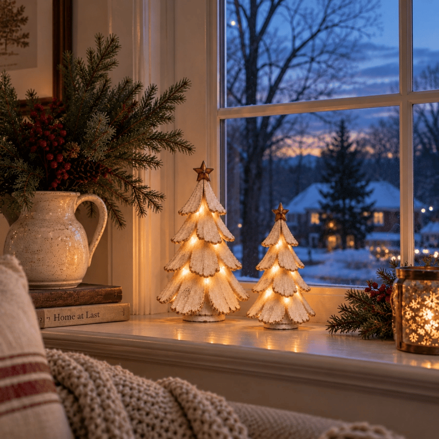 🎄✨ Vintage LED Christmas Tree – Bring Nostalgia to Life! 💡