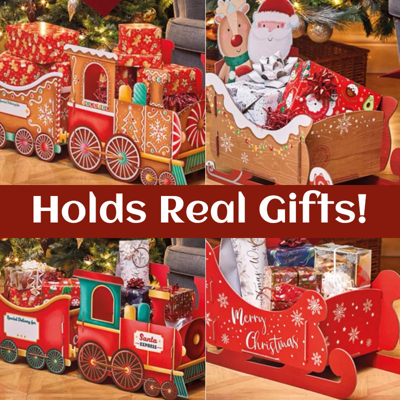 🎁 Der Geschenkezug des Weihnachtsmanns – Verbreiten Sie Weihnachtsstimmung mit Stil! 🚂🎄