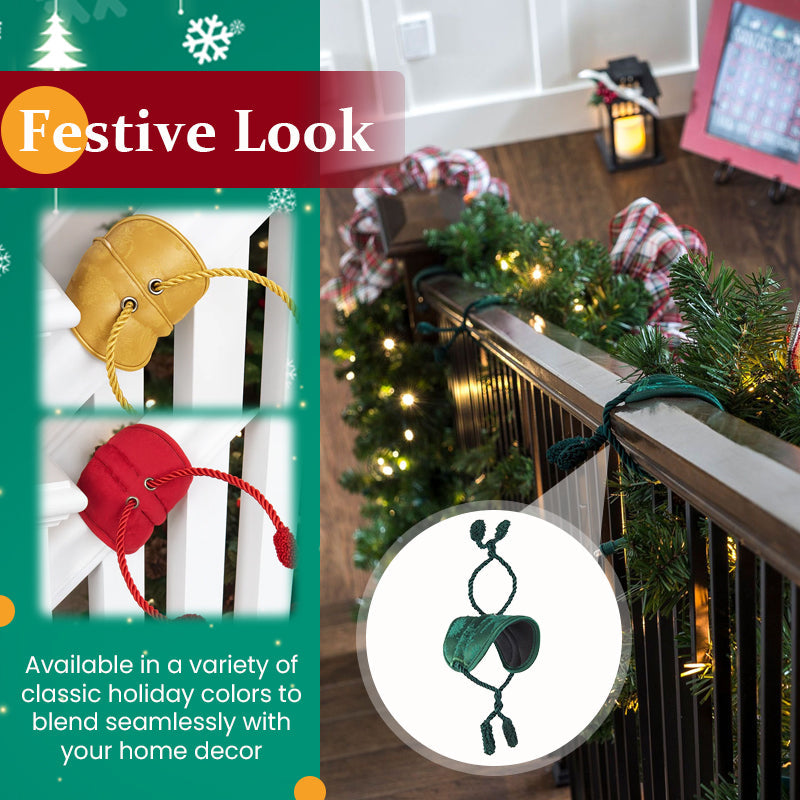 🎄 Christmas Wreath Ties – Secure Your Wreath Decorations