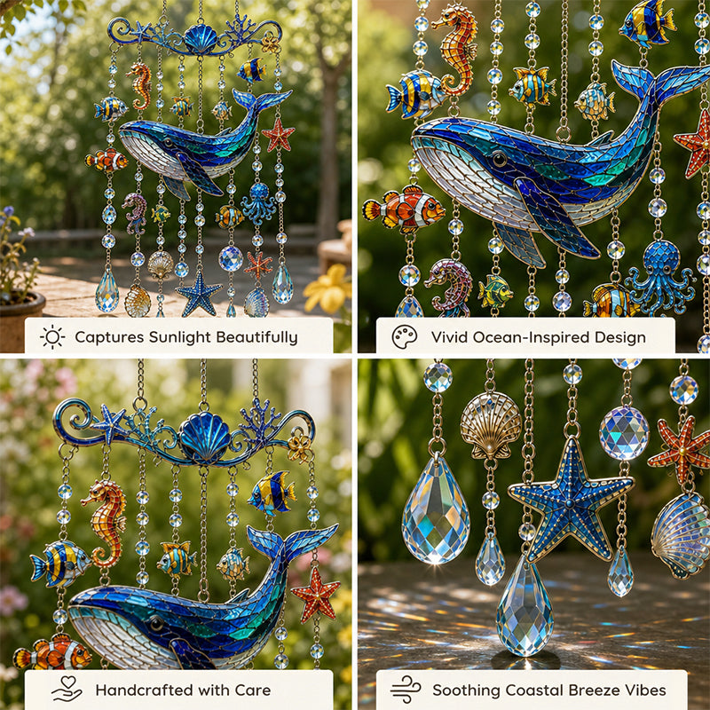 Sparkling Ocean Suncatchers – Cosy Coastal Garden Décor 🌊