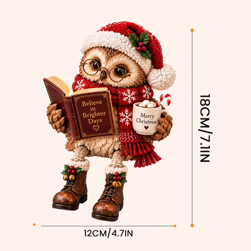 🦉Heartwarming Reading Owl Figurine