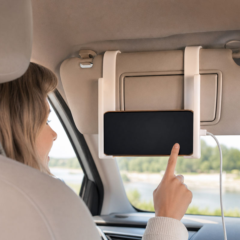 🚗Car Sun Visor Tablet & Phone Holder | Secure In-Car Clip For Passenger Entertainment