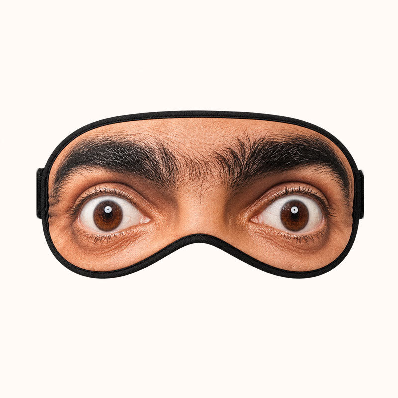 Funny Open-Eye Sleep Mask – Novelty Sleeping Eye Mask