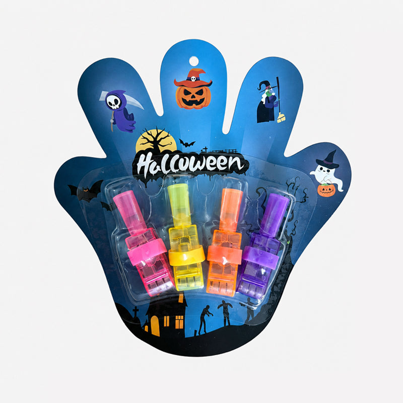 🎃 Halloween Projection Finger Lights | Spooky Mini Projector Torches for Kids Party Favour