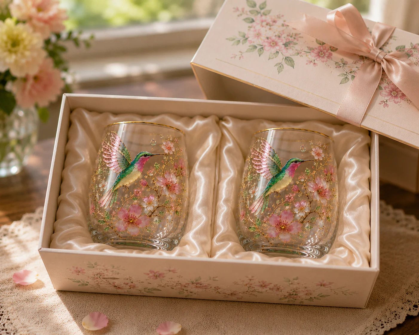 🌸🌿 Limitierte Edition 2026 „Garden Morning Bliss“ Glas-Teetasse ☀️☕