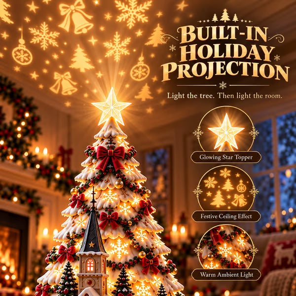 🎄MerryRealm™ Christmas Village Lightscape Tree