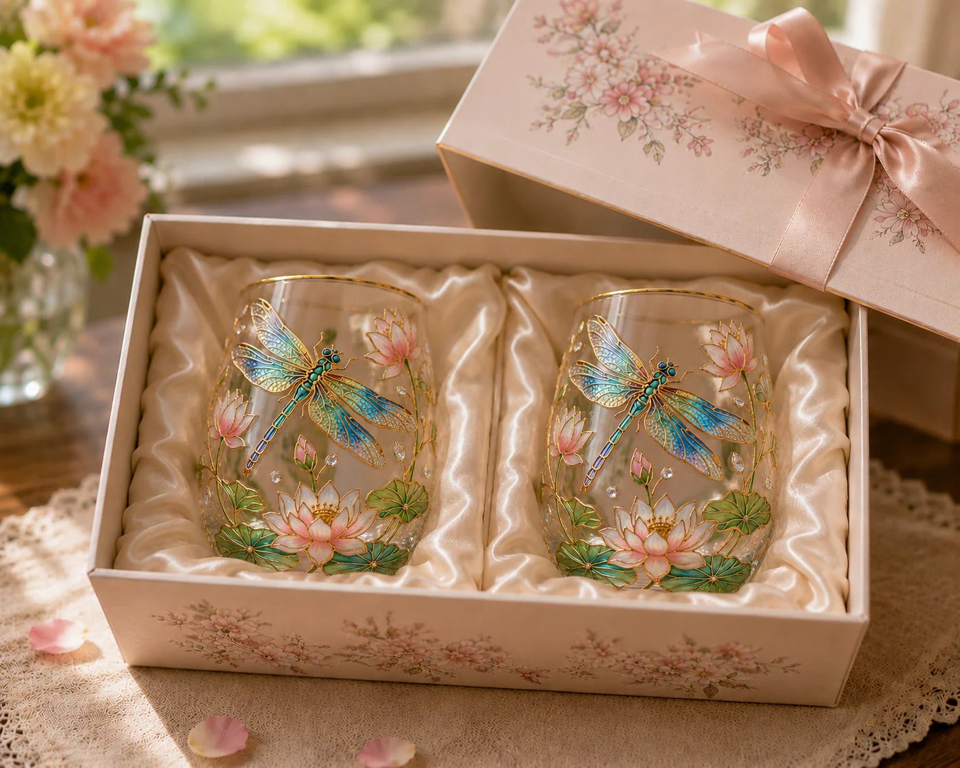 🌸🌿 Limitierte Edition 2026 „Garden Morning Bliss“ Glas-Teetasse ☀️☕