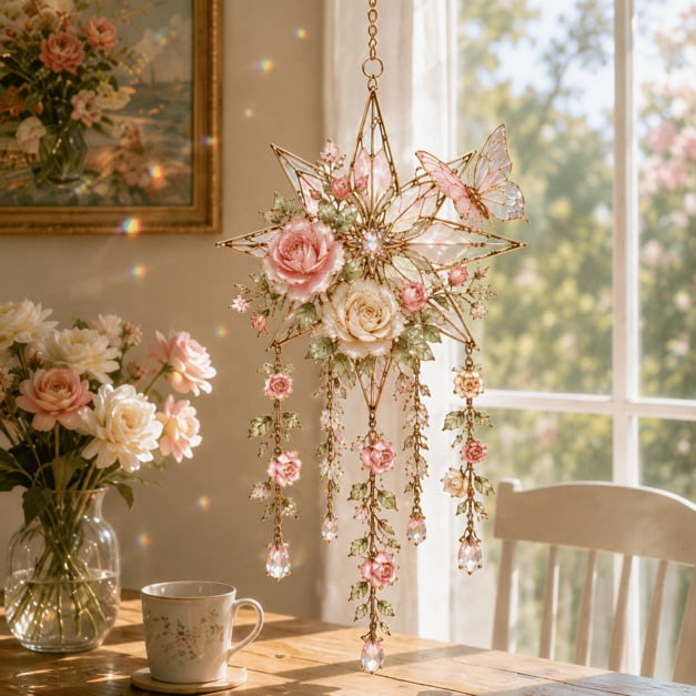 🌈 Crystal Garden Suncatcher – Turn Sunlight Into Beautiful Rainbows