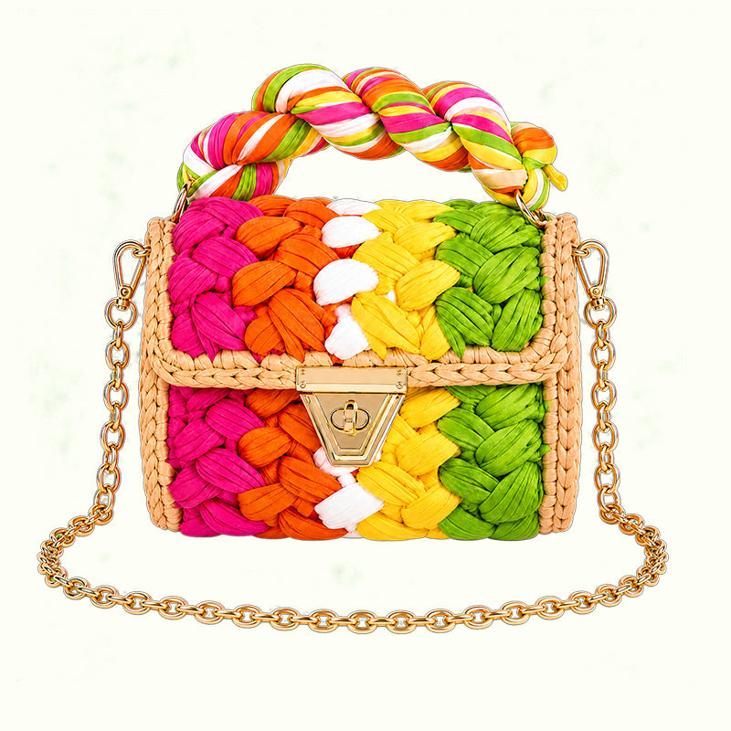 ✨Handwoven Braided Crossbody Bag - Boho Chic Summer Shoulder