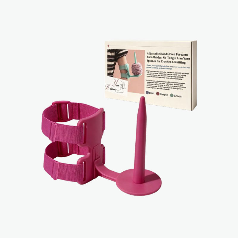 🧶 Portable Arm Yarn Holder for Knitting & Crochet