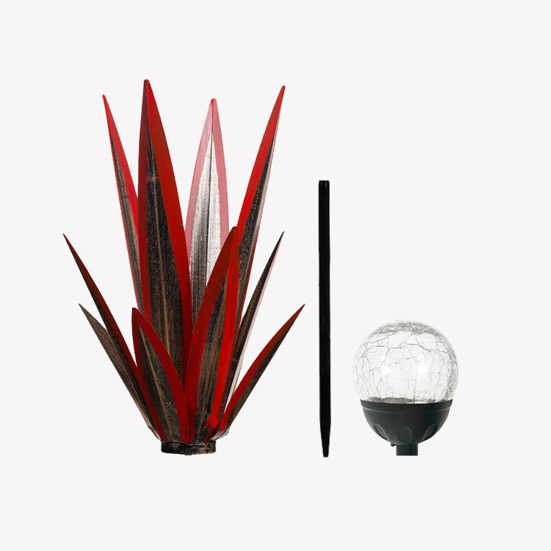 Metal Agave Solar‑Powered Light | Waterproof Outdoor Garden Ornament