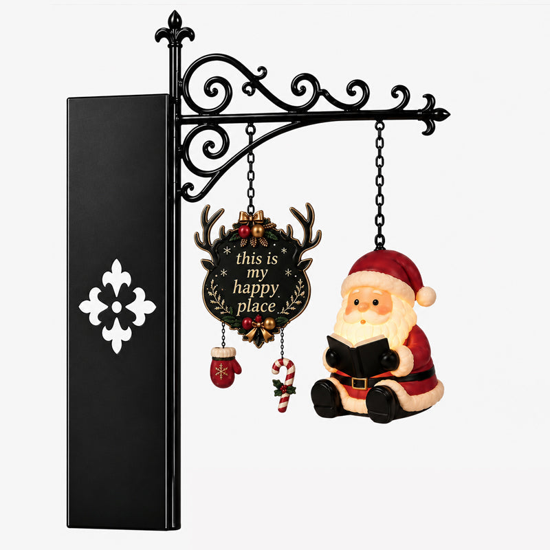 Christmas Bookshelf Character Lamp | Festive LED Shelf Decor Light