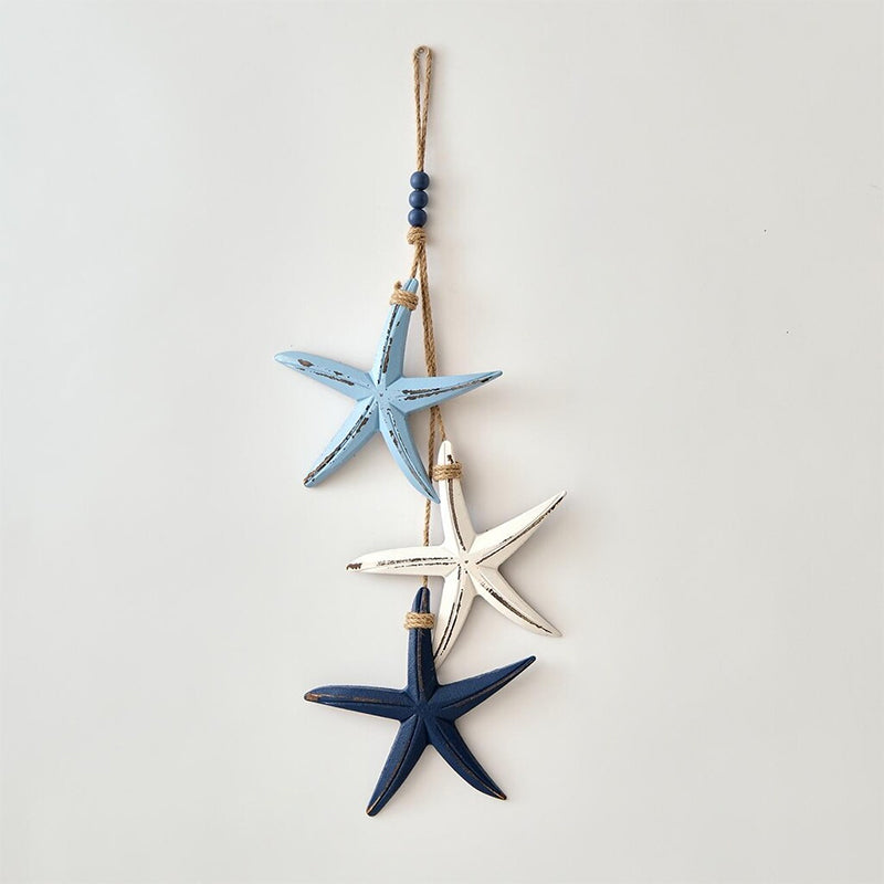Mediterranean Starfish & Fish Hanging Coastal Ornaments 🐠✨