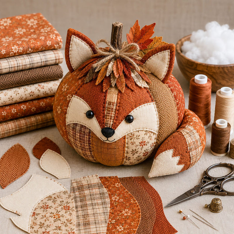 DIY Animal Pumpkin Sewing Kit | Beginner‑Friendly Autumnal Craft Set