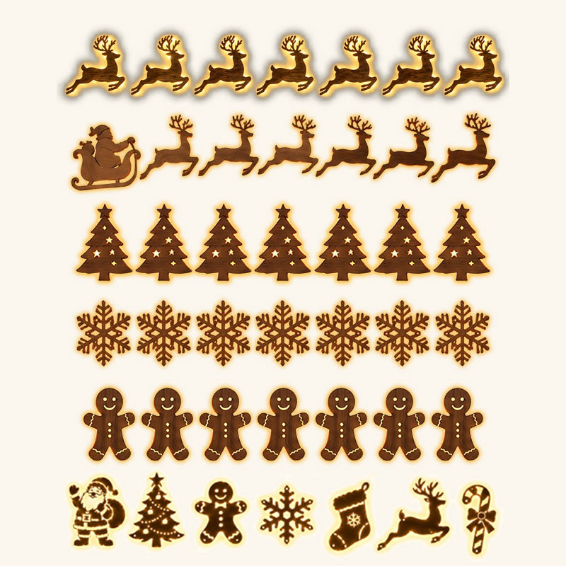 LED Christmas Wall Decorations - Holiday Christmas Lights