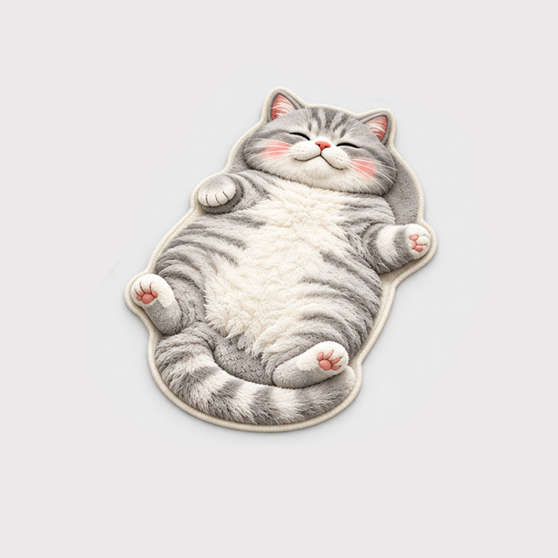 Cat-Shaped Floor Mat