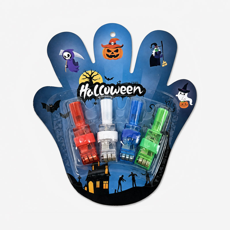 🎃 Halloween Projection Finger Lights | Spooky Mini Projector Torches for Kids Party Favour