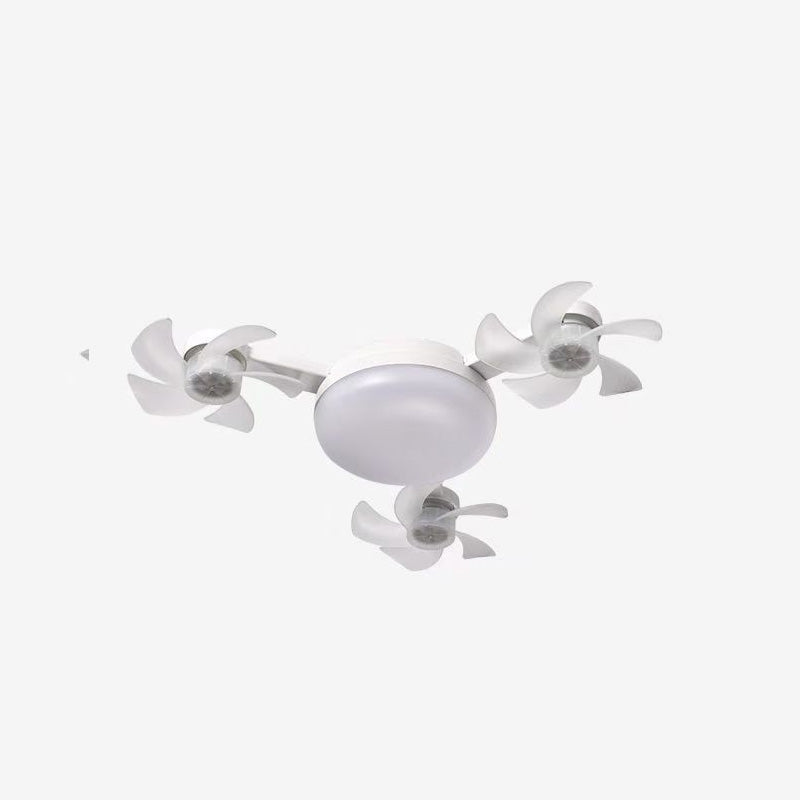 Silent Drone-Style Ceiling Fan Light – Modern LED Bedroom Lighting