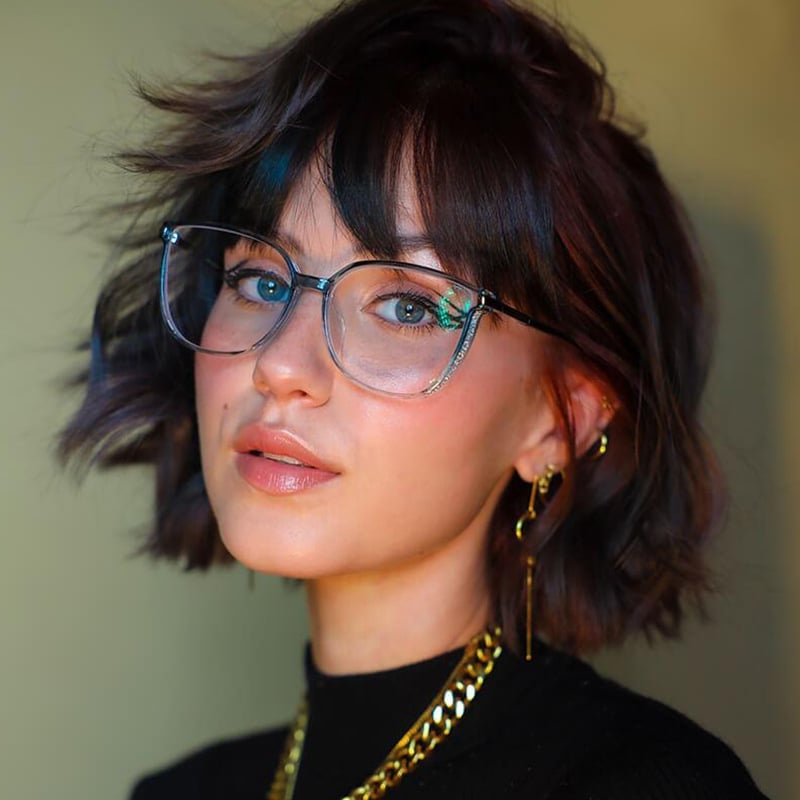 Portable Blue Light Blocking Reading Glasses, Lightweight Fashion Readers