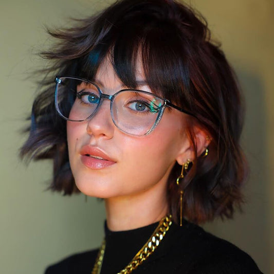 Portable Blue Light Blocking Reading Glasses, Lightweight Fashion Readers