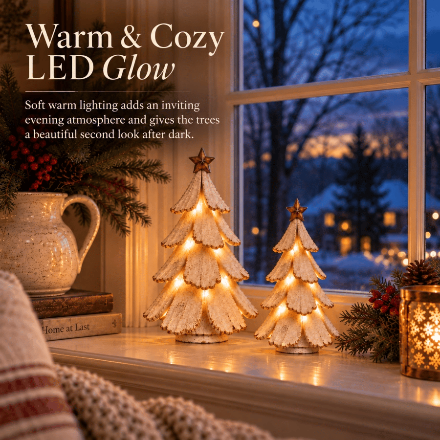 🎄✨ Vintage LED Christmas Tree – Bring Nostalgia to Life! 💡