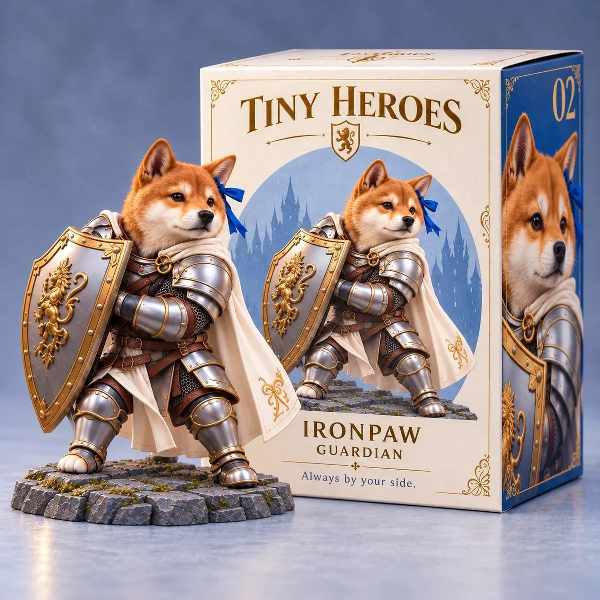 ⚔️🐾 Brave PawsTM – Tiny Fantasy Animal Heroes Collectible Figurines